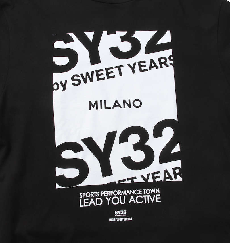 大きいサイズ メンズ SY32 by SWEET YEARS (エスワイサーティトゥバイスィートイヤーズ) ミラノロゴ長袖Tシャツ 