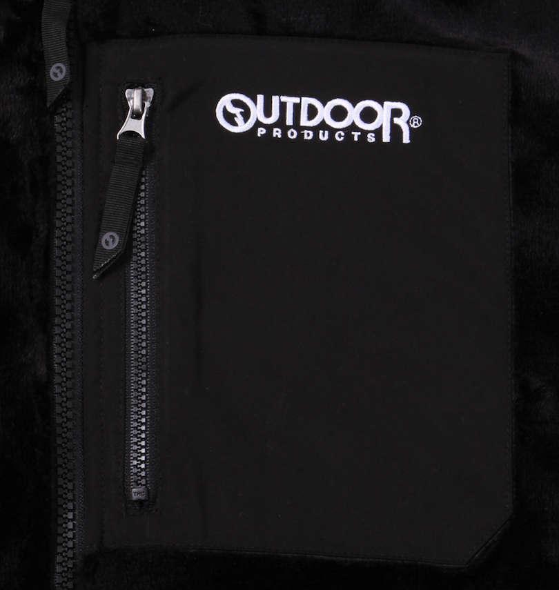 大きいサイズ メンズ OUTDOOR PRODUCTS (アウトドア プロダクツ) シルキーフリースジャケット 左胸ポケット