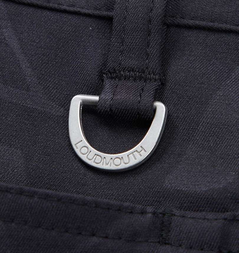 大きいサイズ メンズ LOUDMOUTH (ラウドマウス) ストレッチツイル脇切替ラインパンツ
Dカン