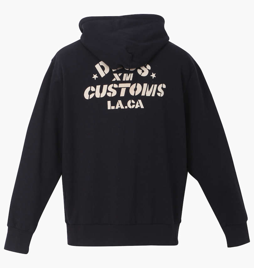 大きいサイズ メンズ DEUS EX MACHINA (デウス エクス マキナ) フルジップパーカー
                        バックスタイル