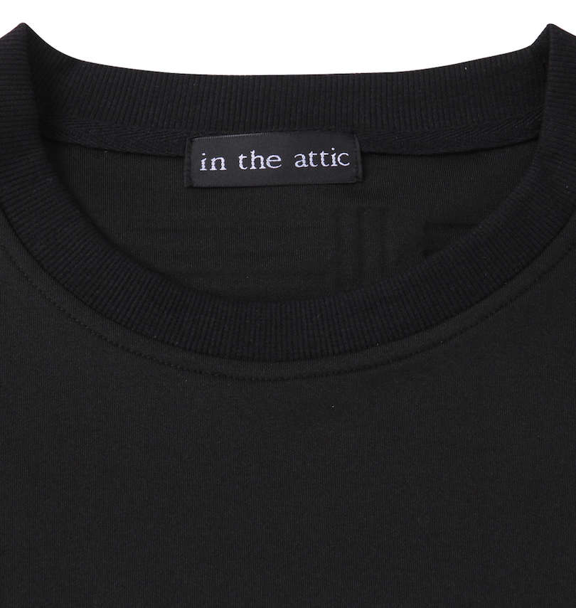 大きいサイズ メンズ in the attic (インジアティック) アーチロゴポンチ長袖Tシャツ 