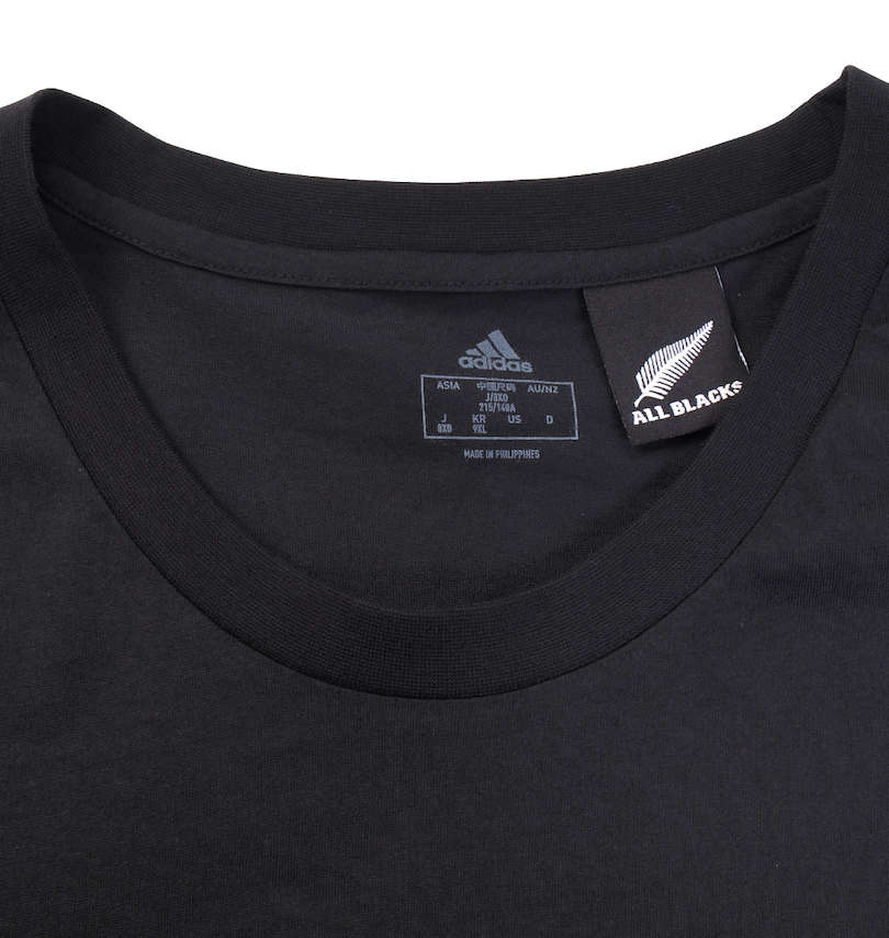 大きいサイズ メンズ adidas (アディダス) All Blacks コットン半袖Tシャツ 