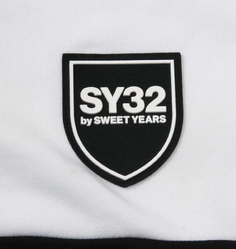 大きいサイズ メンズ SY32 by SWEET YEARS (エスワイサーティトゥバイスィートイヤーズ) エクスチェンジフルジップパーカー ラバーワッペン(胸)