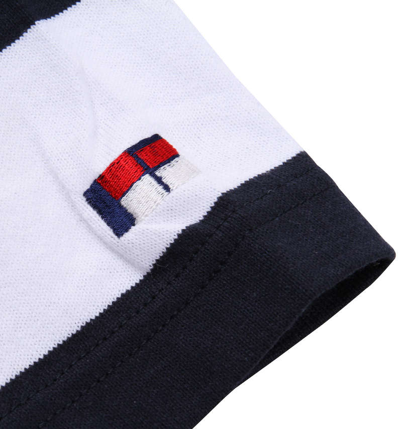 大きいサイズ メンズ H by FIGER (エイチバイフィガー) ポケット付ボーダー長袖Tシャツ 左袖口刺繍