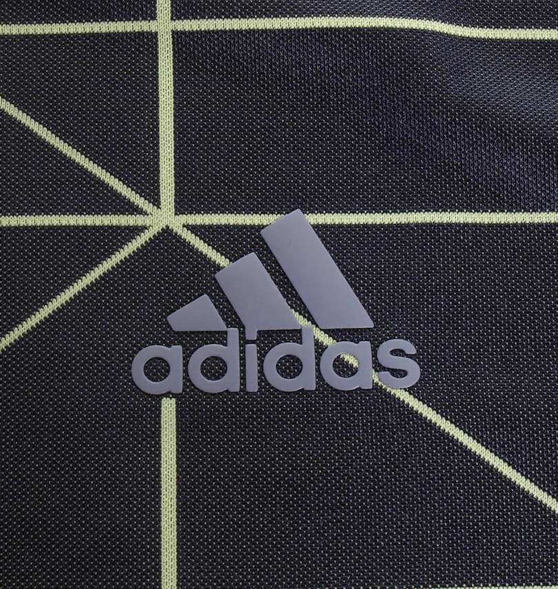 大きいサイズ メンズ adidas golf (アディダスゴルフ) グラフィックジャガード半袖シャツ ラバープリント