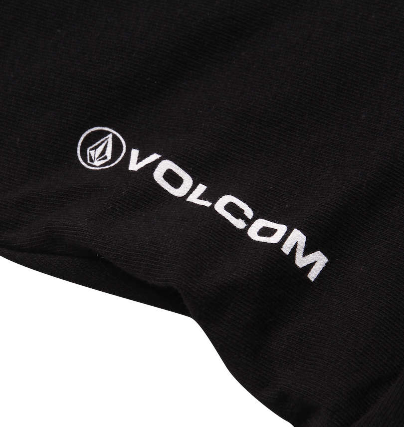 大きいサイズ メンズ VOLCOM (ボルコム) 半袖Tシャツ 左袖バックプリント拡大