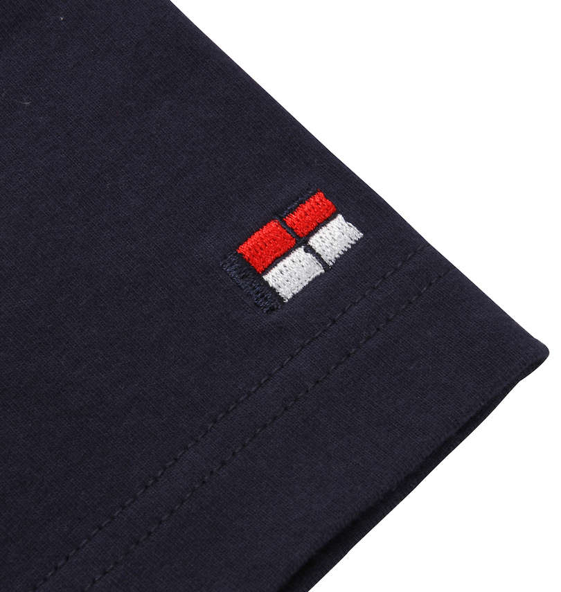 大きいサイズ メンズ H by FIGER (エイチバイフィガー) 切替ボーダー半袖ラガーシャツ 左袖刺繍