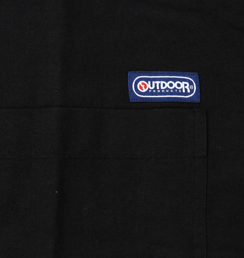 大きいサイズ メンズ OUTDOOR PRODUCTS (アウトドア プロダクツ) 綿麻半袖シャツ 胸ポケット