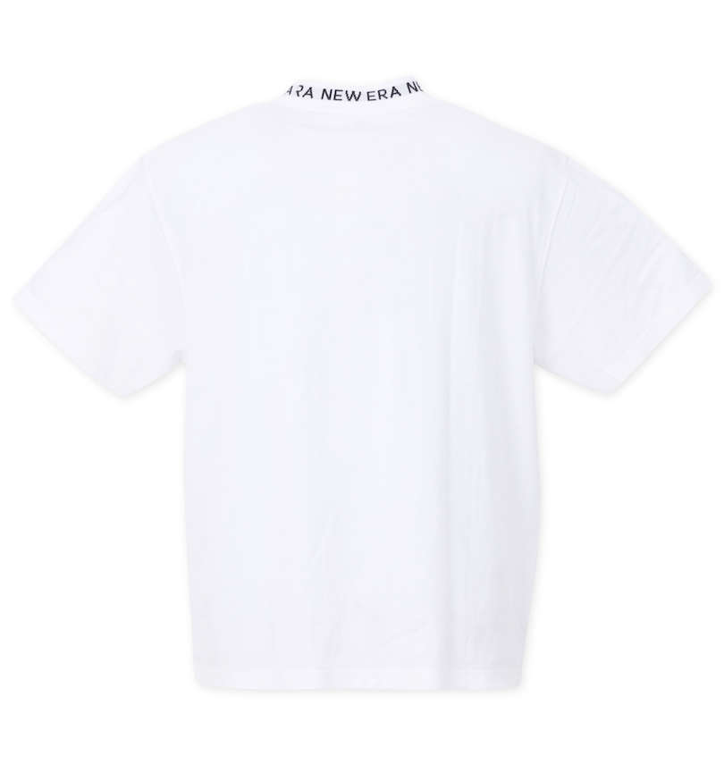 大きいサイズ メンズ NEW ERA®GOLF (ニューエラ®ゴルフ) ミドルネック半袖Tシャツ バックスタイル