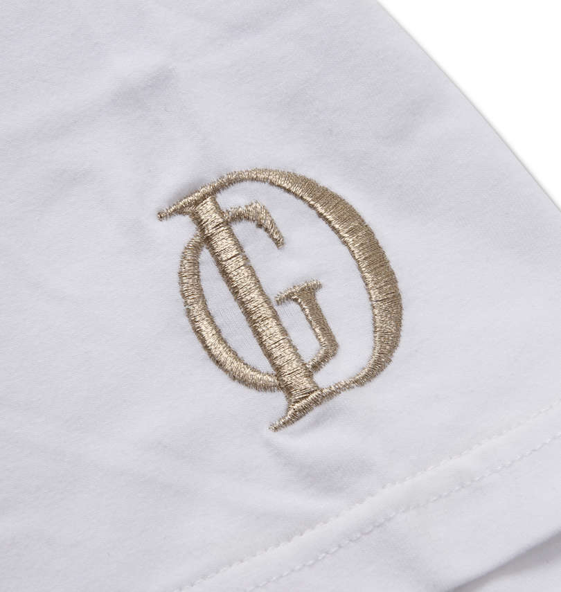大きいサイズ メンズ GLADIATE (グラディエイト) ベア天竺ALL刺繍半袖VTシャツ 袖刺繍