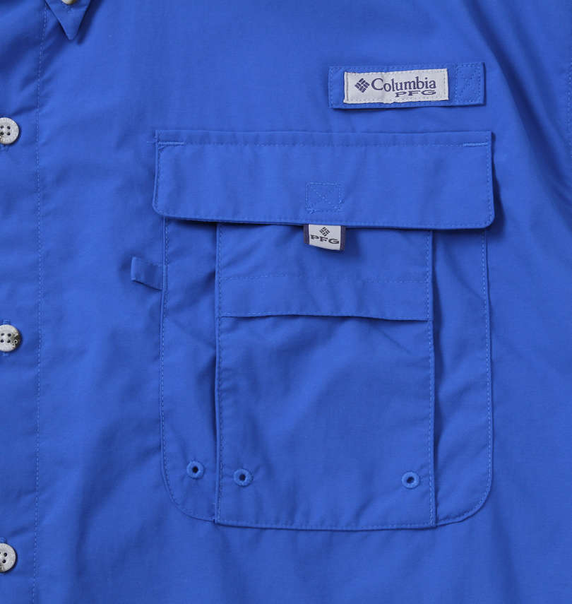 大きいサイズ メンズ Columbia (コロンビア) バハマⅡショートスリーブシャツ 左胸ポケット