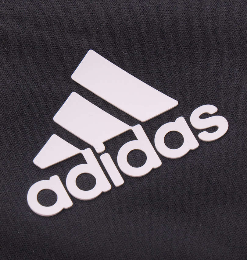 大きいサイズ メンズ adidas golf (アディダスゴルフ) ダンボールニットファブリックミックス防風長袖フルジップジャケット 厚盛ラバープリント
