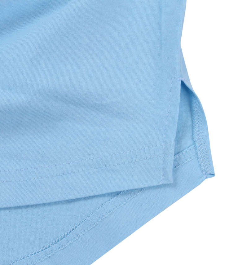 大きいサイズ メンズ LUCPY (ラクピー) 半袖Tシャツ+タンクアンサンブル 裾サイドスリット