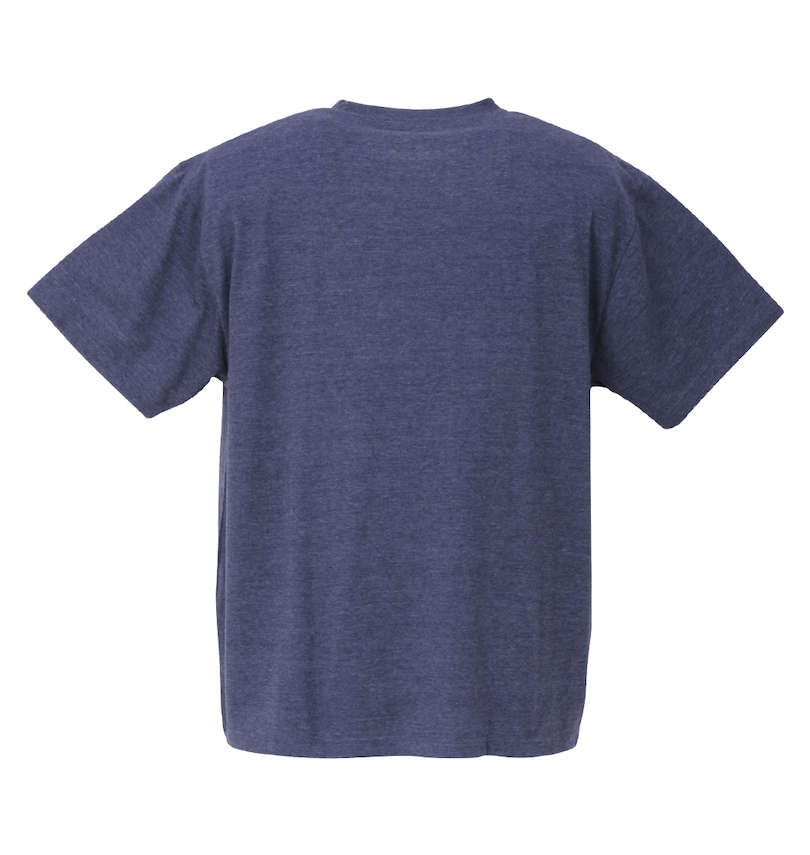 大きいサイズ メンズ 楽スマ (ラクスマ) 汗染み軽減樽型半袖Tシャツ バックスタイル