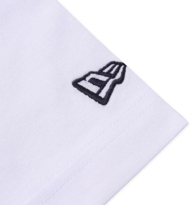 大きいサイズ メンズ NEW ERA (ニューエラ) バーチカルロゴポケット付半袖Tシャツ
                        袖刺繍