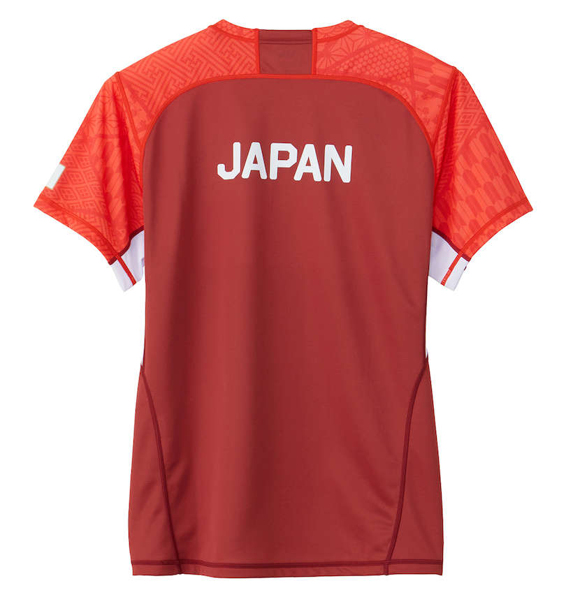 大きいサイズ メンズ canterbury (カンタベリー) ジャパンプラクティス半袖Tシャツ バックスタイル