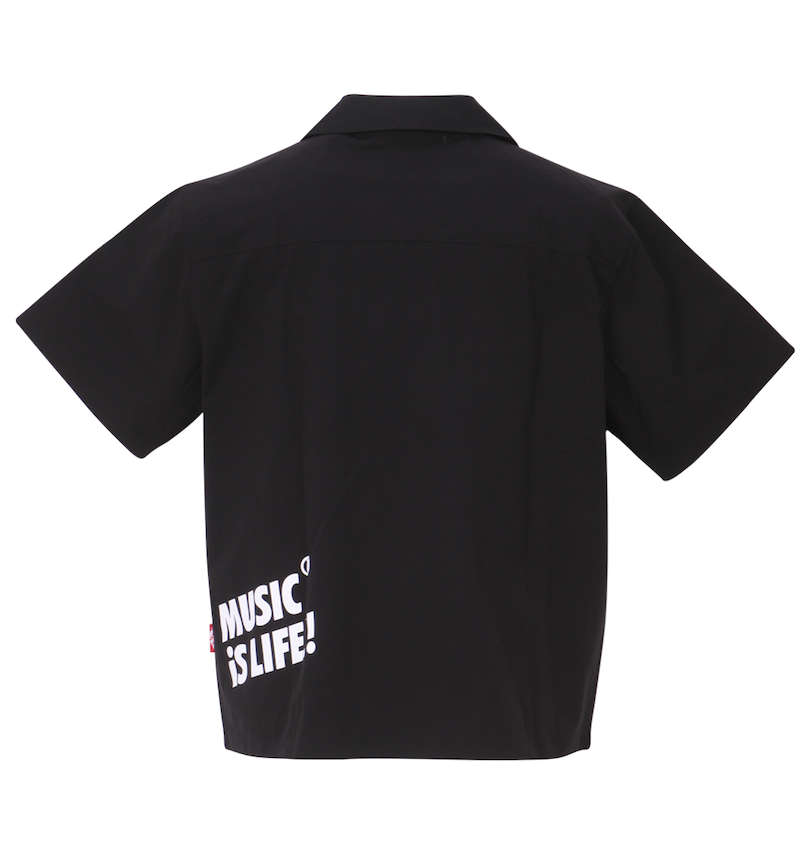 大きいサイズ メンズ NESTA BRAND (ネスタブランド) オープンカラー半袖シャツ バックスタイル
