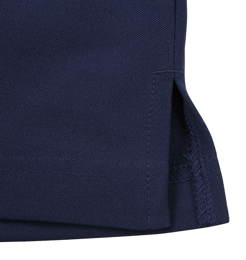 大きいサイズ メンズ LE COQ SPORTIF (ルコックスポルティフ) ソロテックス鹿の子半袖ポロシャツ 裾スリット