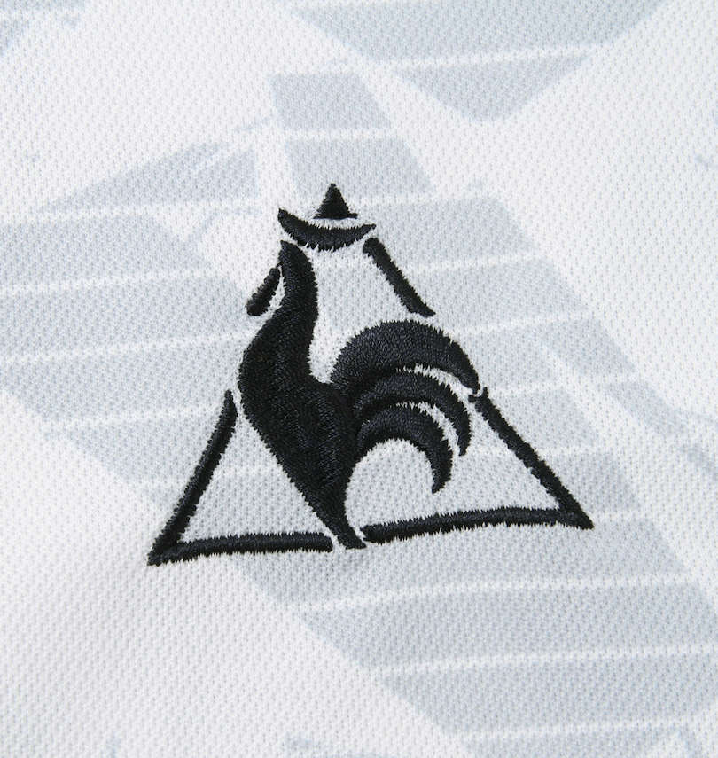 大きいサイズ メンズ LE COQ SPORTIF (ルコックスポルティフ) ポリエステル鹿の子半袖ポロシャツ 刺繍