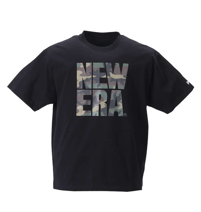 大きいサイズ メンズ NEW ERA (ニューエラ) デザートカモ&ウッドランドカモ半袖Tシャツ 