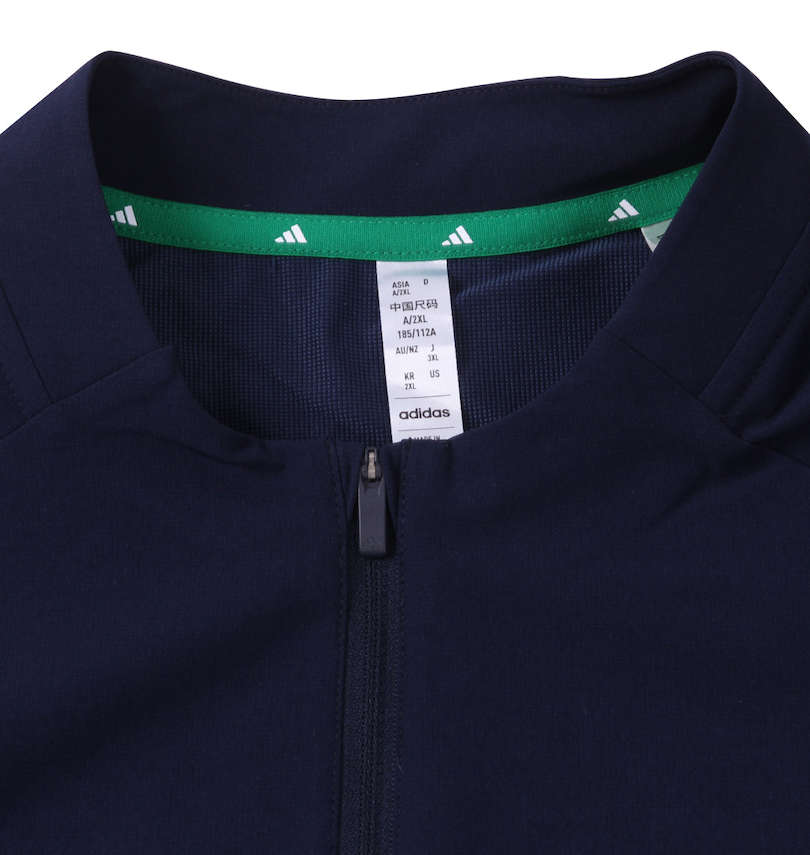大きいサイズ メンズ adidas golf (アディダスゴルフ) モックネックレイヤードEPWグラフィック長袖ストレッチシャツ 