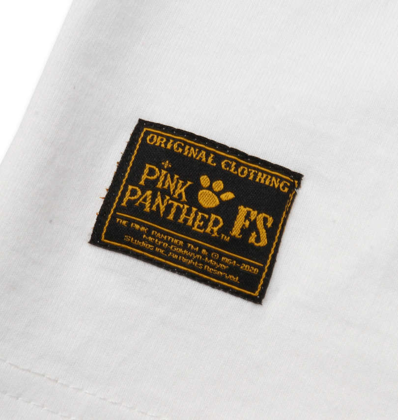 大きいサイズ メンズ PINK PANTHER×FLAGSTAFF (フラッグスタッフ) 半袖Tシャツ 右裾ピスネーム