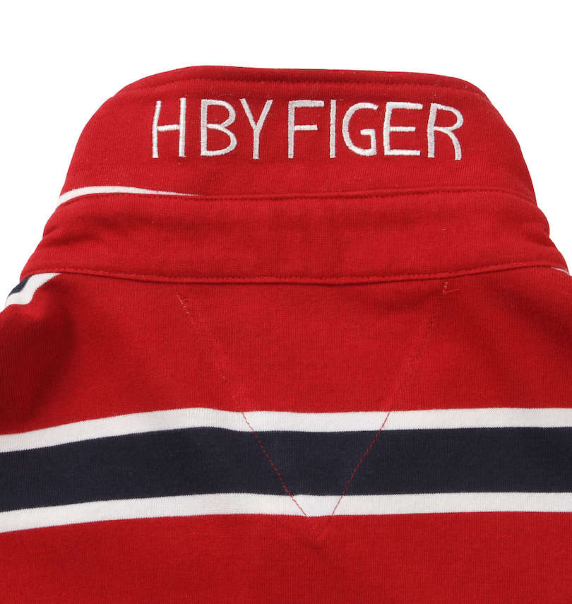 大きいサイズ メンズ H by FIGER (エイチバイフィガー) 長袖ボーダーラガーシャツ 襟裏刺繍