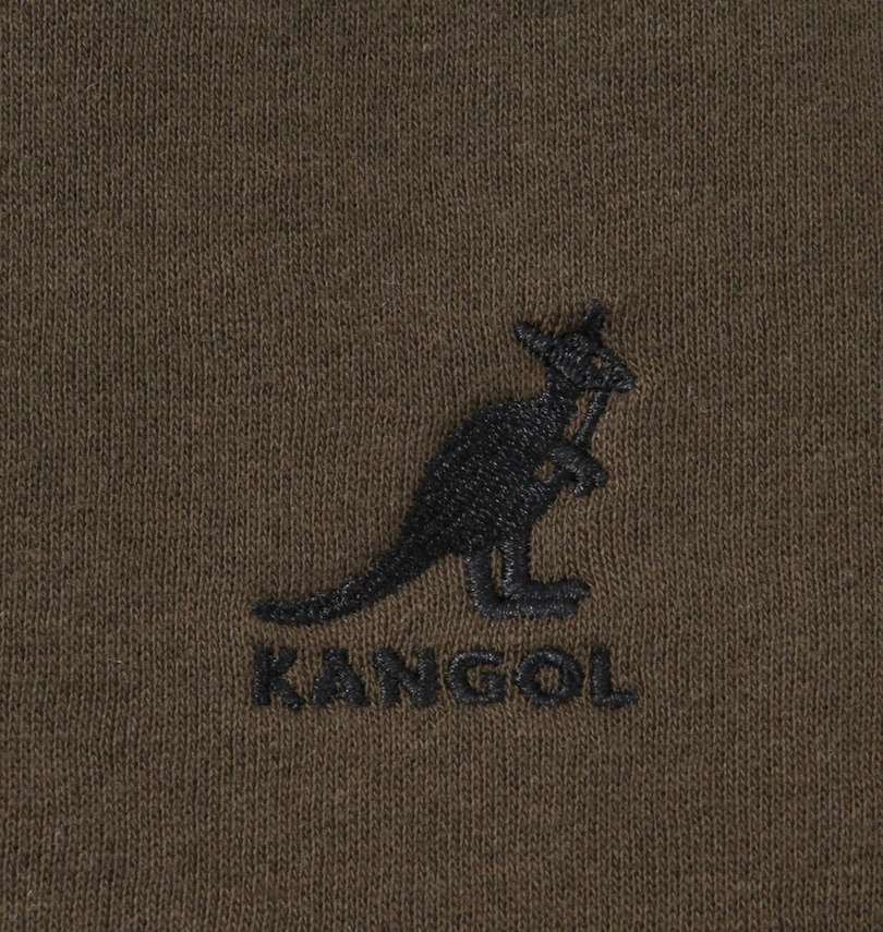 大きいサイズ メンズ KANGOL (カンゴール) 裏起毛クルートレーナー 胸刺繍