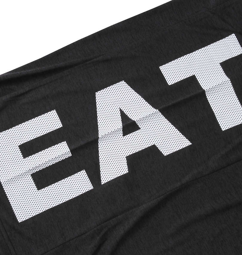 大きいサイズ メンズ VOLCANIC (ヴォルケニック) カチオン天竺切替半袖Tシャツ+ハーフパンツ
Tシャツ左サイドプリント