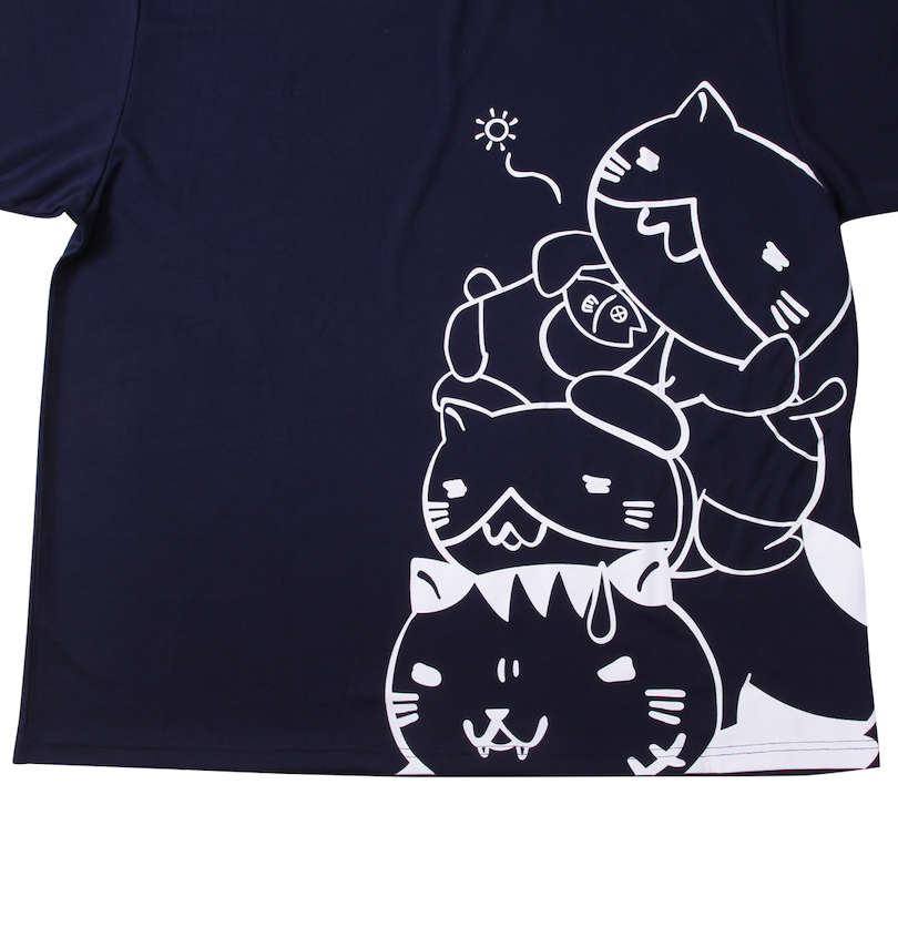 大きいサイズ メンズ NECOBUCHI-SAN (ネコブチサン) DRYハニカムメッシュ半袖Tシャツ 