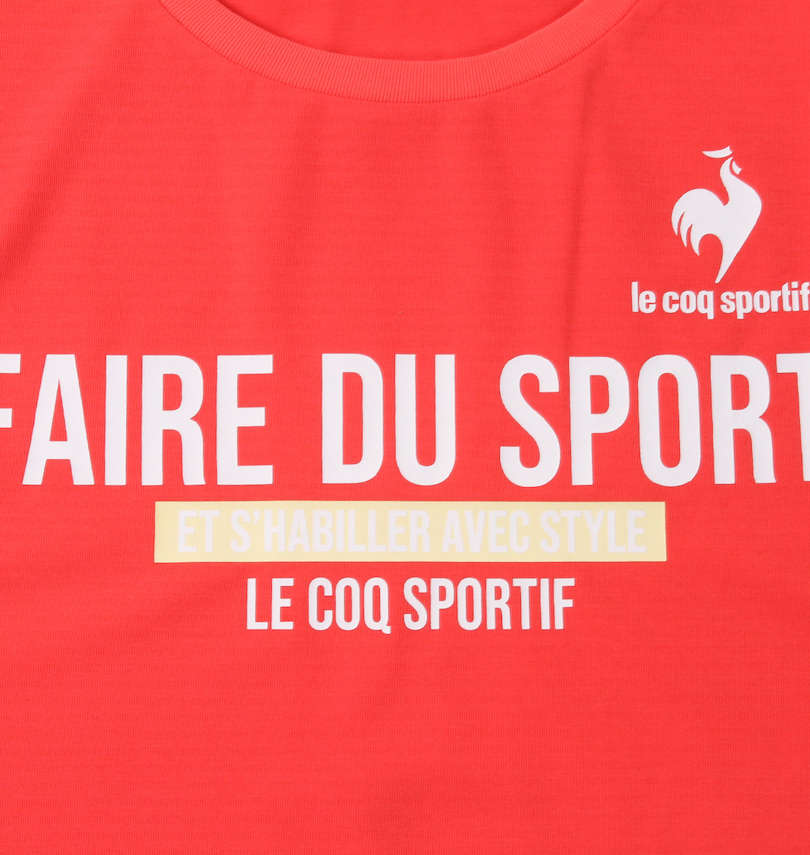 大きいサイズ メンズ LE COQ SPORTIF (ルコックスポルティフ) サンスクリーン半袖Tシャツ
                        フロントプリント