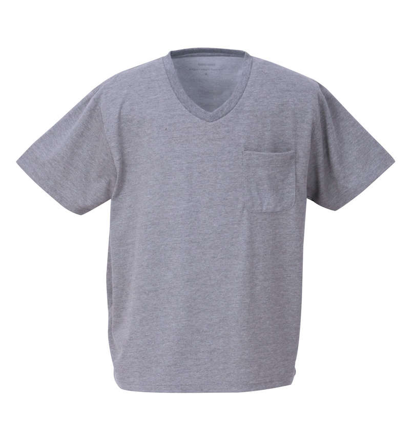 大きいサイズ メンズ 楽スマ (ラクスマ) 汗染み防止・接触冷感樽型半袖VTシャツ 