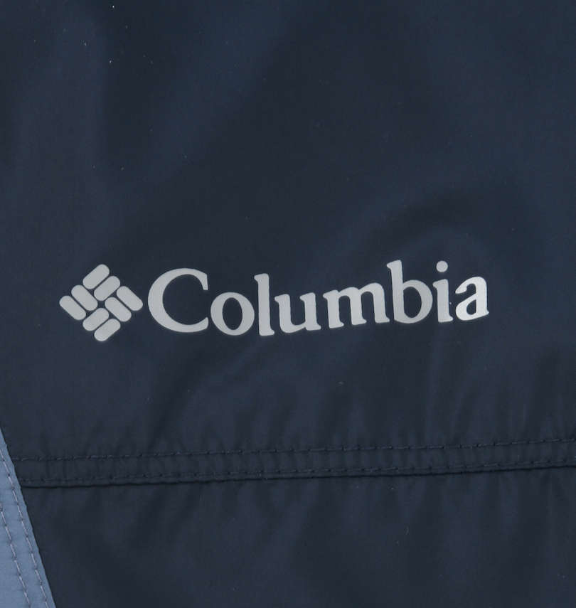 大きいサイズ メンズ Columbia (コロンビア) Point Parkウインドブレーカー 胸プリント