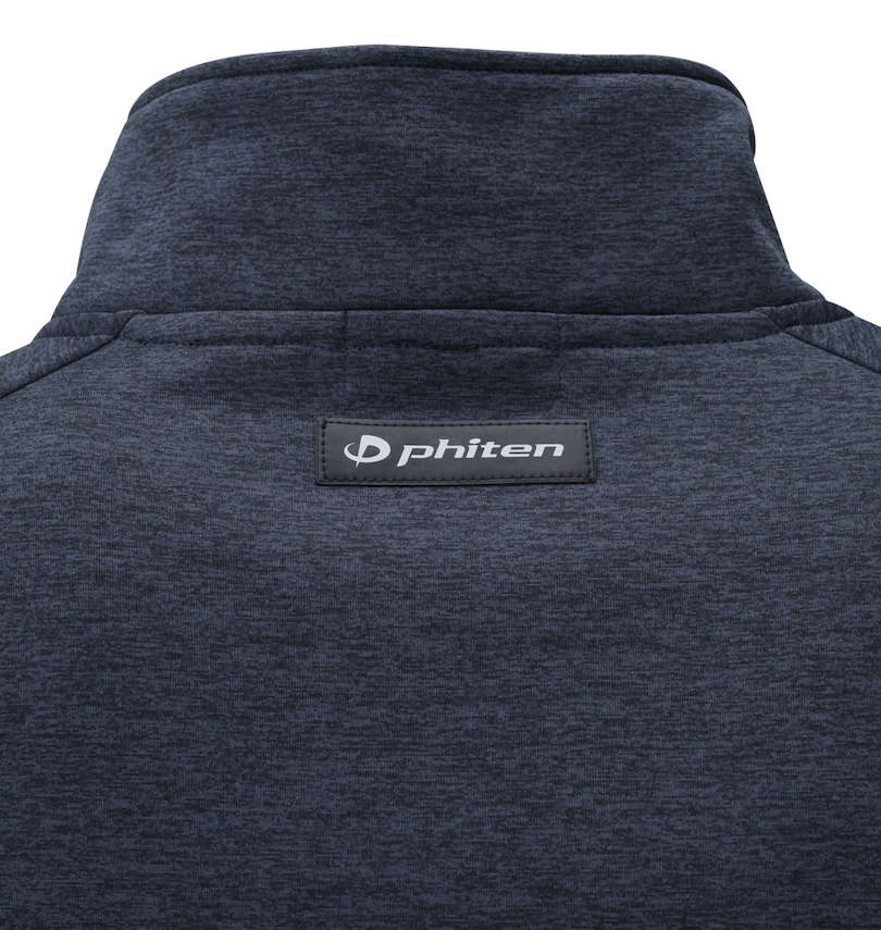 大きいサイズ メンズ Phiten (ファイテン) カチオン杢天竺マイクロフリースボンディングジャケット バックPUワッペン
