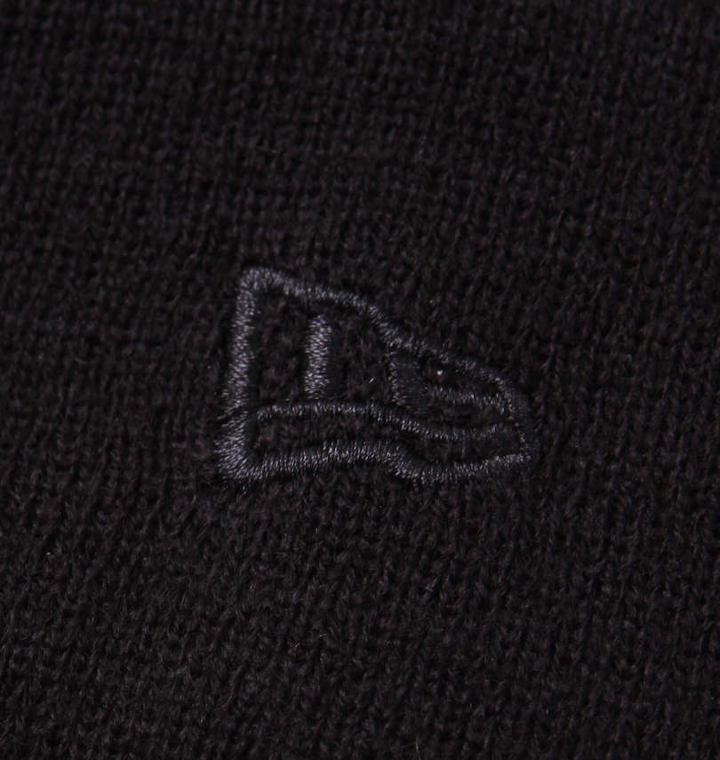 大きいサイズ メンズ NEW ERA (ニューエラ) Big Logo Basic Cuff Knitキャップ バック刺繍