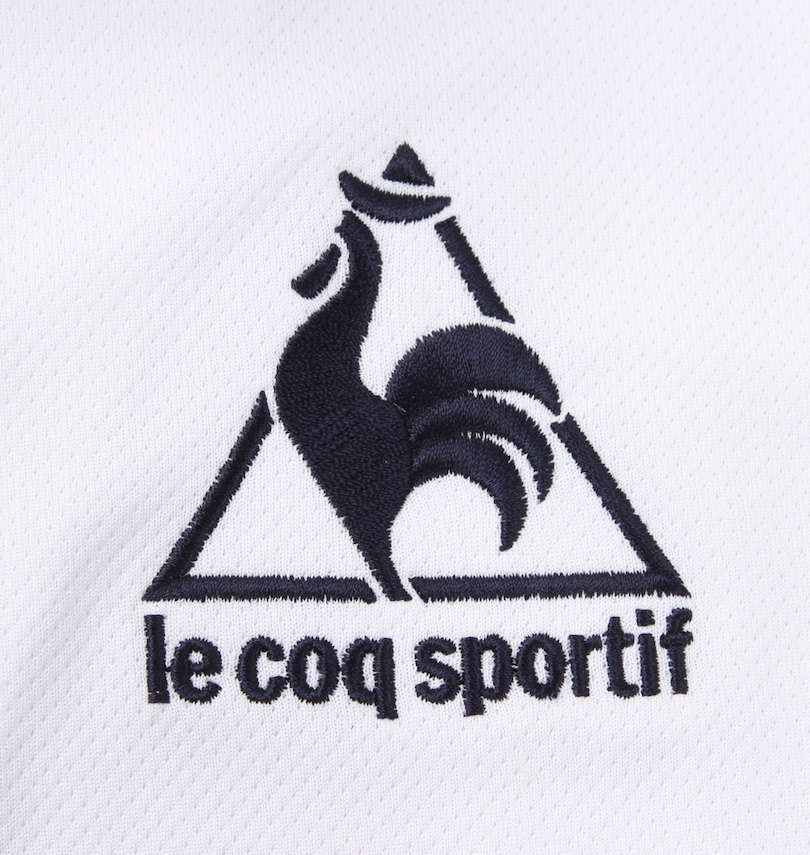 大きいサイズ メンズ LE COQ SPORTIF (ルコックスポルティフ) エアロドライニットハーフジップシャツ 刺繡