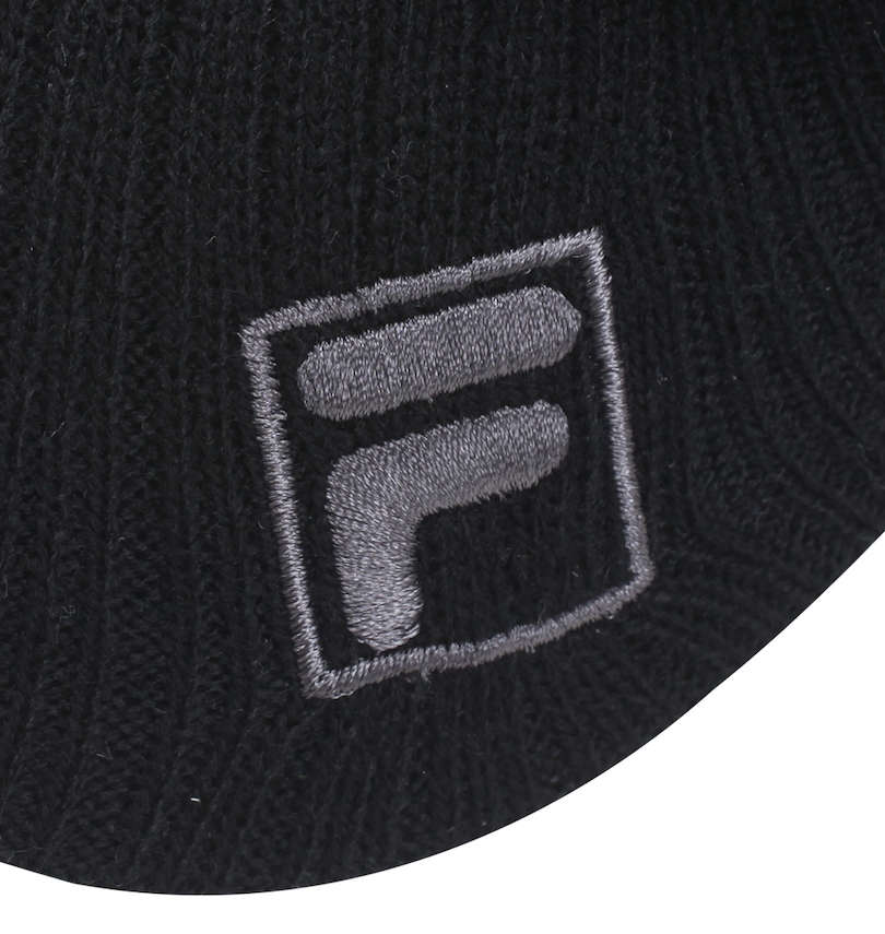 大きいサイズ メンズ FILA GOLF (フィラゴルフ) ツバ付ニットキャップ
                        ツバ部分刺繍