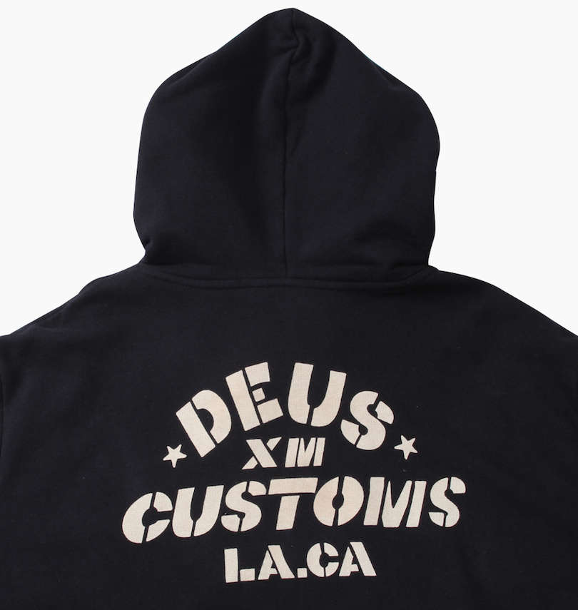 大きいサイズ メンズ DEUS EX MACHINA (デウス エクス マキナ) フルジップパーカー
                        バックプリント