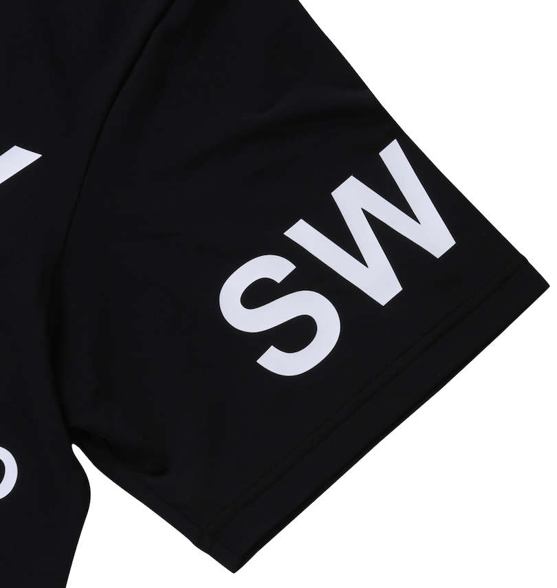 大きいサイズ メンズ SY32 by SWEET YEARS (エスワイサーティトゥバイスィートイヤーズゴルフ) アシンメトリーストレッチモックネック半袖シャツ 