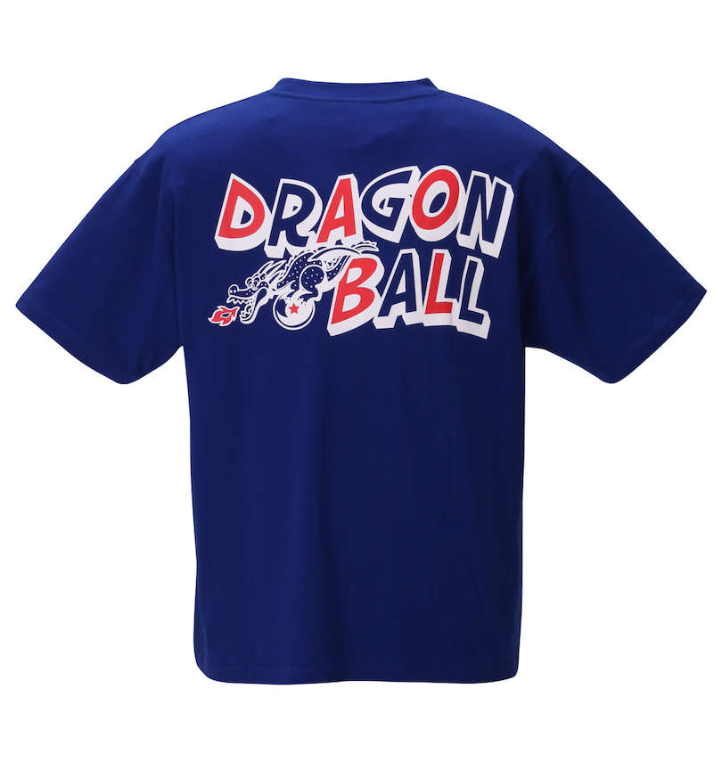 大きいサイズ メンズ DRAGON BALL (ドラゴンボール) ピラフポケット付半袖Tシャツ バックスタイル