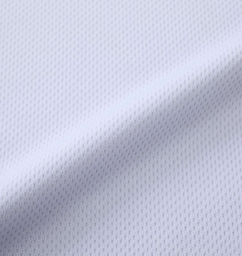 大きいサイズ メンズ LOTTO (ロット) DRYメッシュ杢半袖Tシャツ バック生地拡大