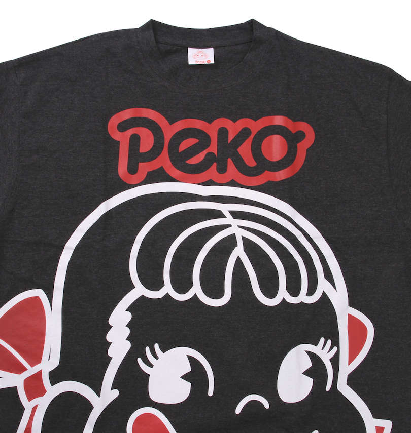 大きいサイズ メンズ PeKo&PoKo (ペコ アンド ポコ) ビッグフェイスプリント半袖Tシャツ 
