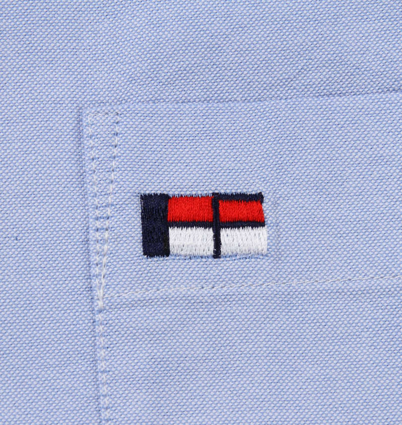 大きいサイズ メンズ H by FIGER (エイチバイフィガー) オックス半袖B.Dシャツ 胸ポケット刺繡