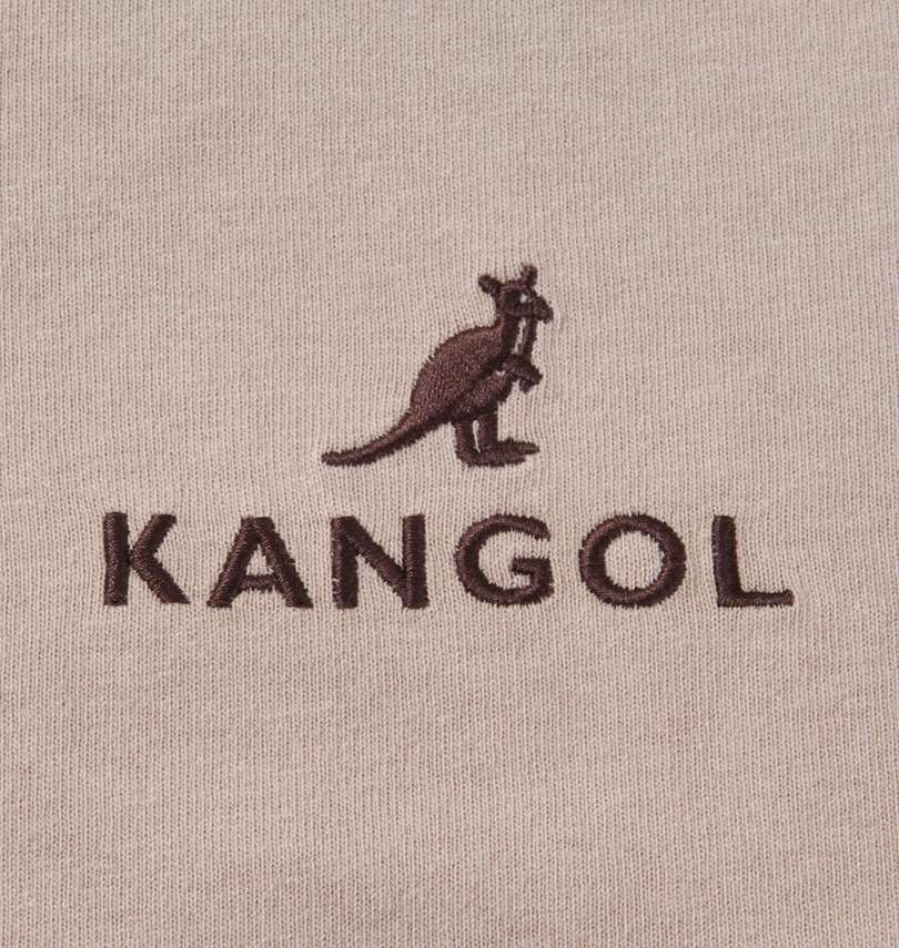 大きいサイズ メンズ KANGOL (カンゴール) 天竺長袖Tシャツ フロント刺繍