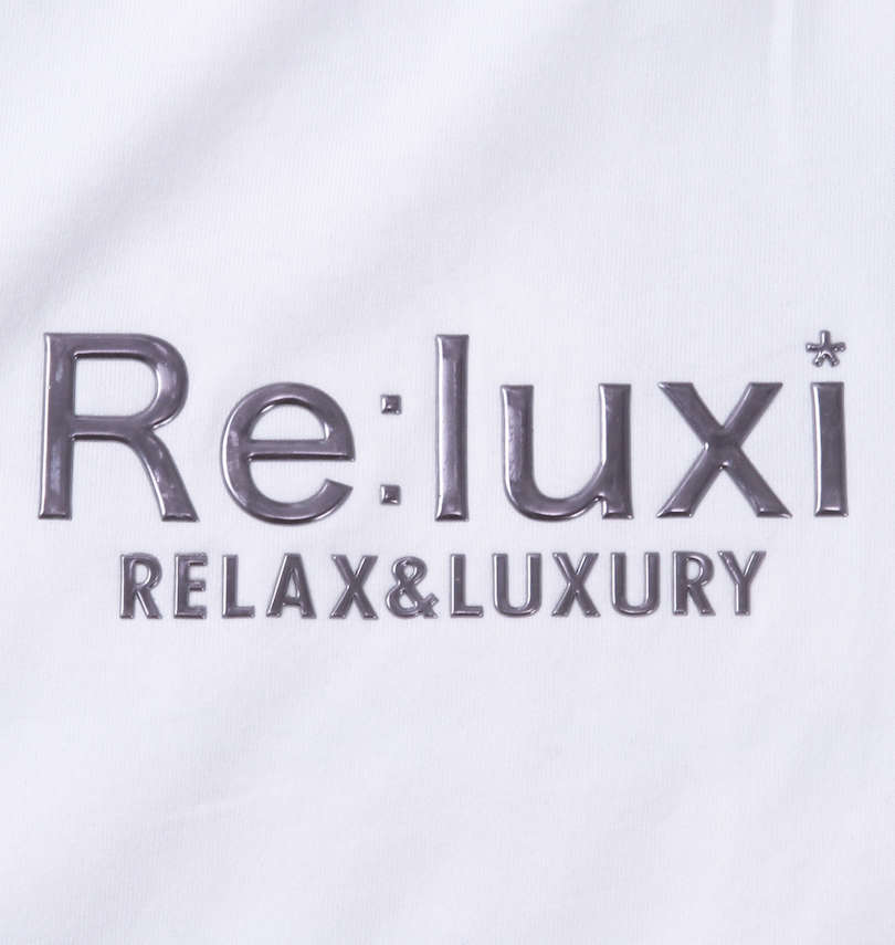 大きいサイズ メンズ Re:luxi (リラクシー) スクリプトアーチ半袖Tシャツ 