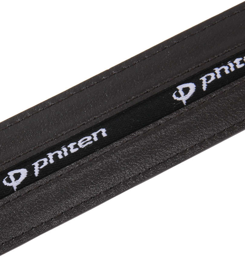 大きいサイズ メンズ Phiten (ファイテン) レザーベルト アクアチタン含浸テープ