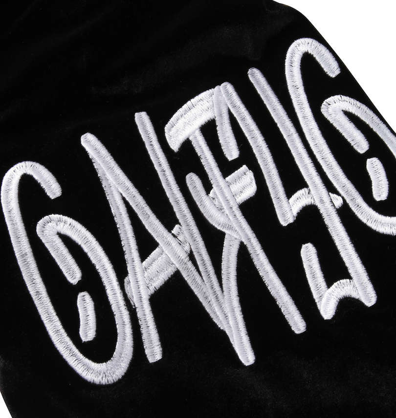 大きいサイズ メンズ GALFY (ガルフィ) ストレッチエステルベロアジャージセット 袖刺繍