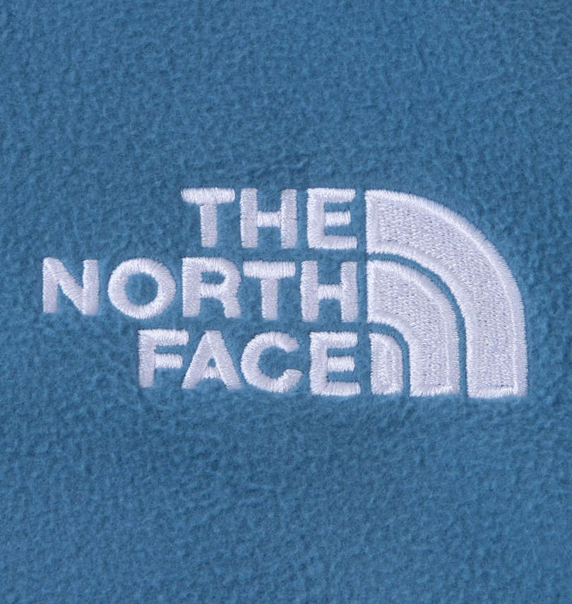 大きいサイズ メンズ THE NORTH FACE (ザ・ノース・フェイス) ハーフジップフリースジャケット 刺繍拡大