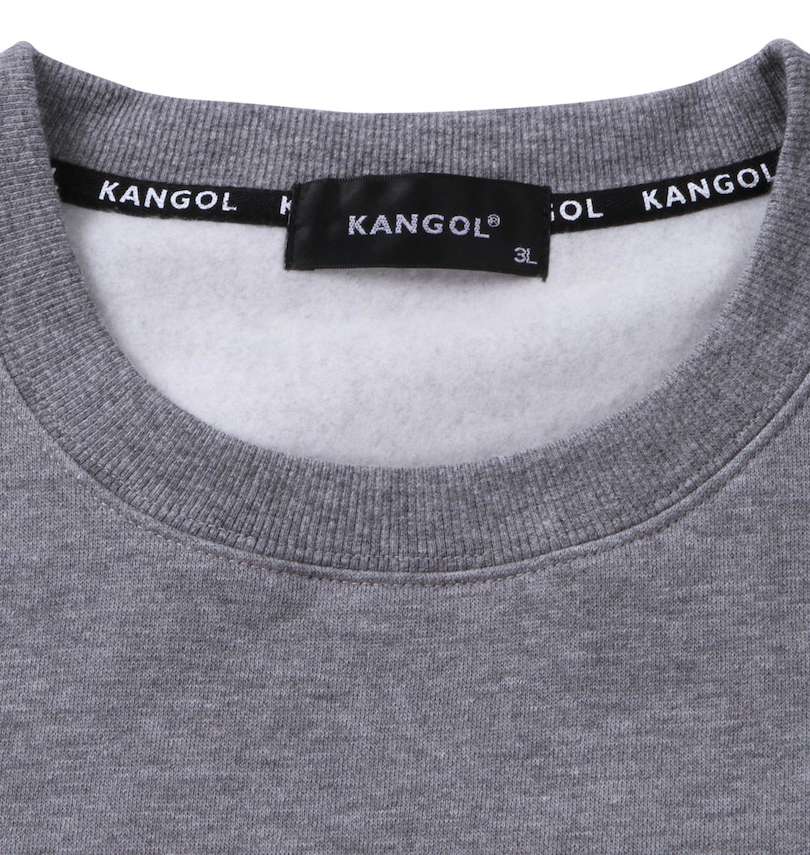 大きいサイズ メンズ KANGOL (カンゴール) 裏起毛クルートレーナー
                        