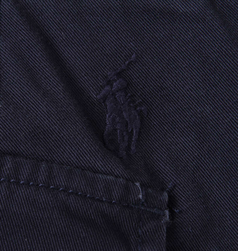 大きいサイズ メンズ RALPH LAUREN (ラルフローレン) カーゴハーフパンツ バック右ポケット上の刺繍